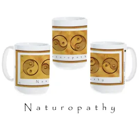 Yin Yang Coffee Mug "Wood" (Naturopathy)